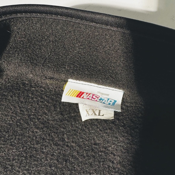 Nascar Black Zip up Sweater Men XXL - Picture 4 of 7